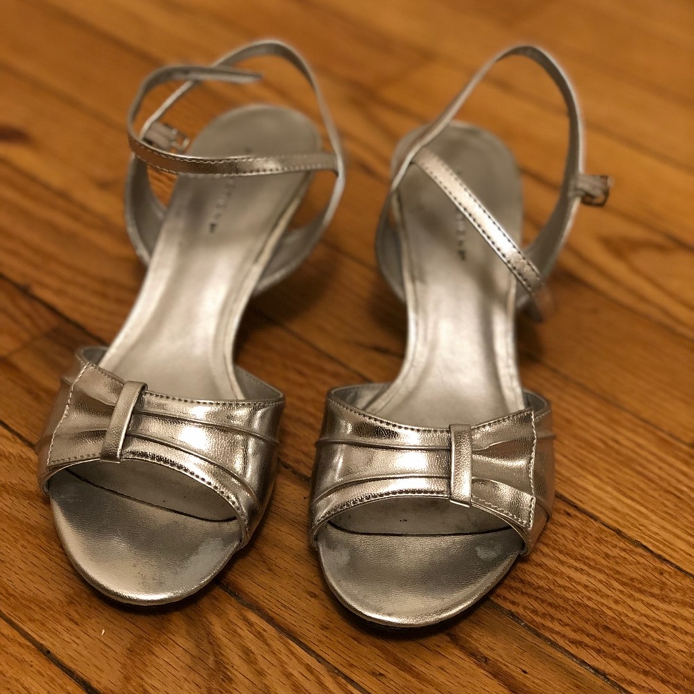 Silver heels
